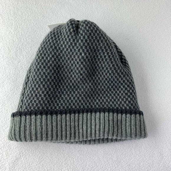 Dockers Levi's Beanie Insulated Acrylic Cuff Hat Cap Black Gray NWT - Picture 2 of 9